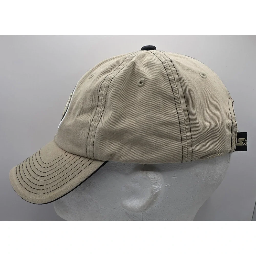 University‎ of Iowa Hawkeyes Team Starter Cap Hat Strapback Beige Black NCAA